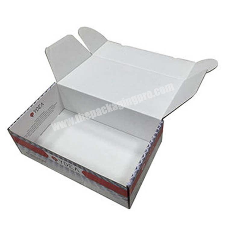 Custom Black Color Shoe Packaking Kraft Corrugated Paper Carton Storage Box