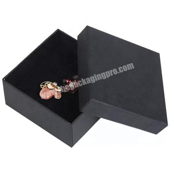 custom black gift jewelry brand packaging boxes