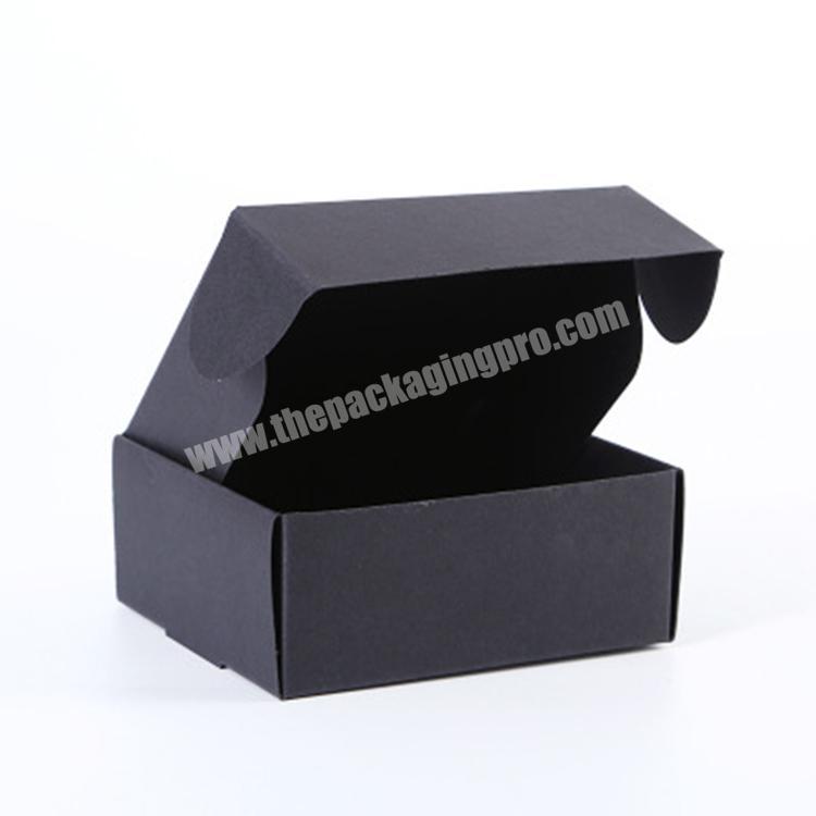 Custom black kraft paper gift case soap storage box