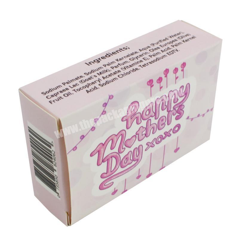 Custom Black Luxury Recycle Printed Carton Soap Box Wholesale From China