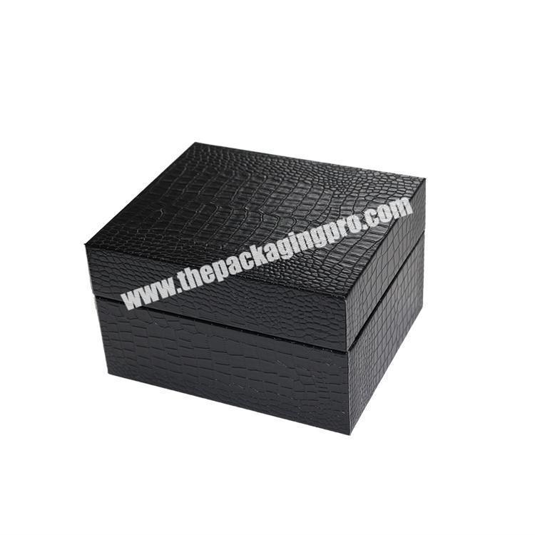 Custom Black Paperboard ceramic box