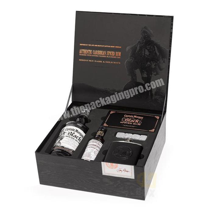 Custom Black Perfume Packaging Gift Set Advent Calendar Box