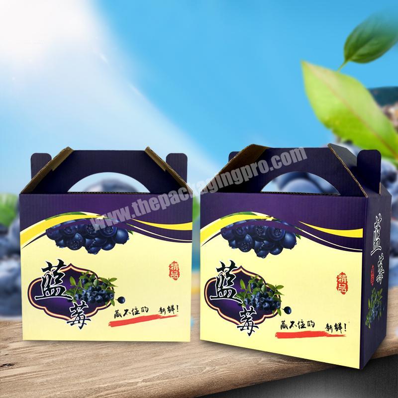 Custom blueberry fruit box