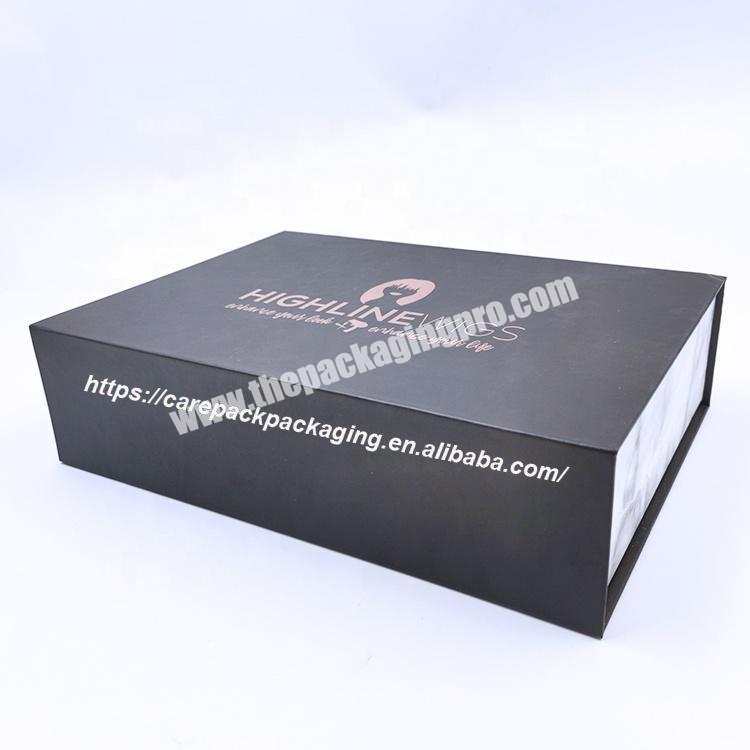 Custom Book shaped Hair Extension packaging gift Carton boxes for Wigs