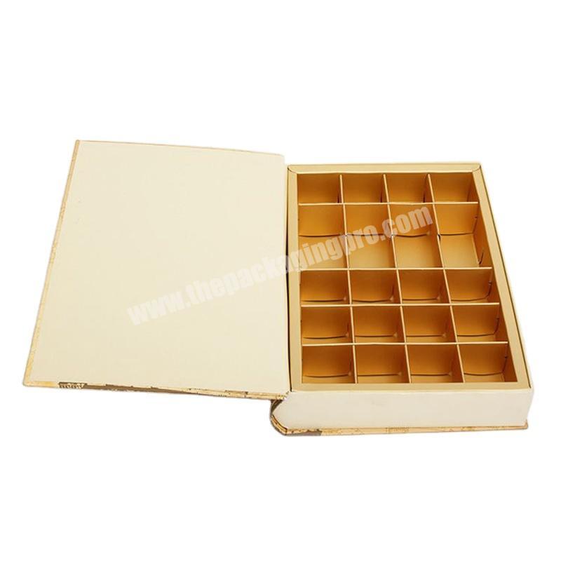 Custom Book Style Packaging Gift Magnet Chocolate Paper Box