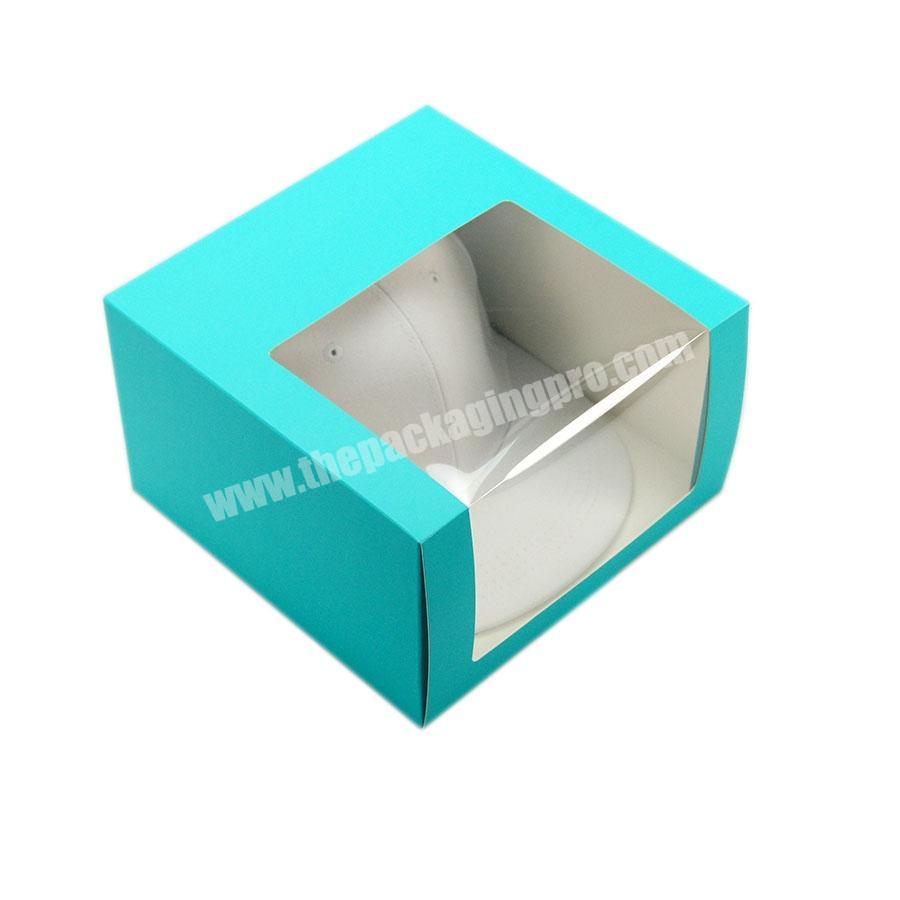 Custom box with Logo baby shoes packaging box with window