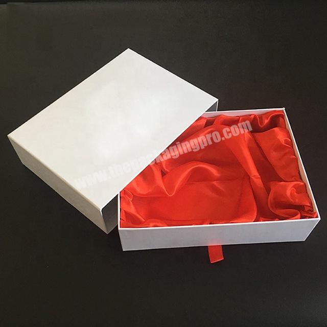Custom boxes cardboard packaging popular Luxury different shapes drawer gift for wholesale Hair Extension Sliding box