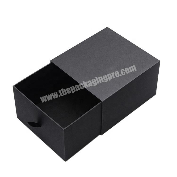 Custom Branded Black Paper Gift Box for Watch Box Packaging and Storage