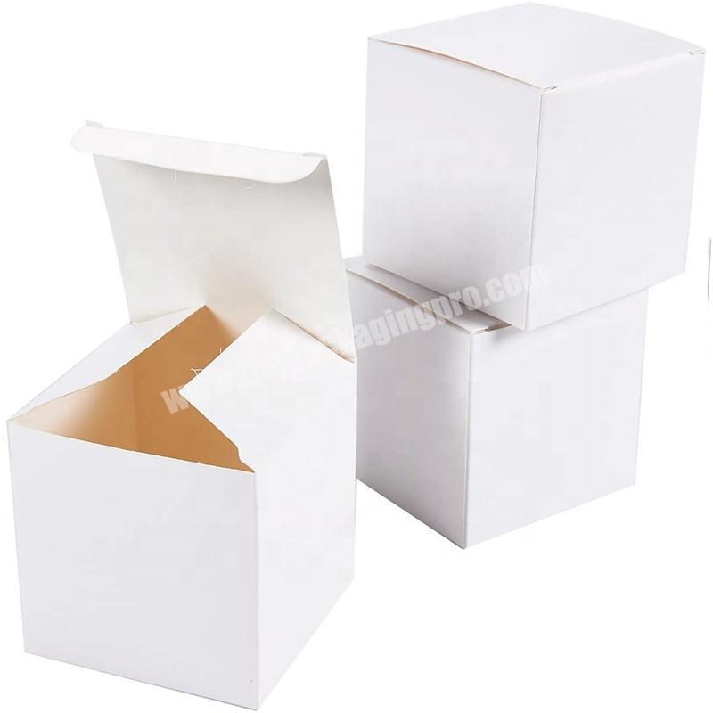 Custom brown kraft paper packaging take away small gift shopping box