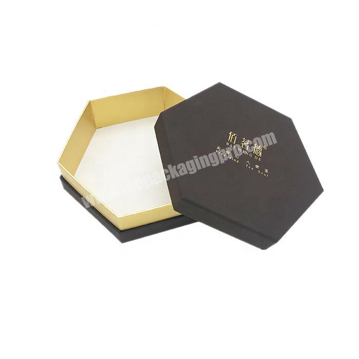 Custom cardboard chocolate packaging hexagon gift box