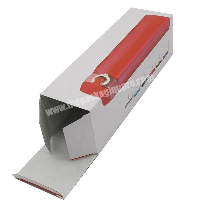 Custom cardboard corrugated paper packaging box for glass cup