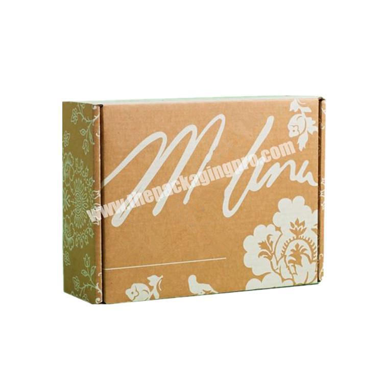 custom cardboard corrugated shipping mailer box supplier from china