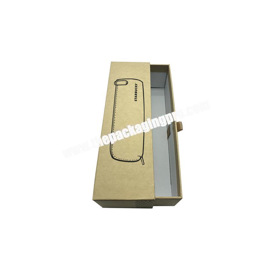 Custom cardboard custom sliding drawer box