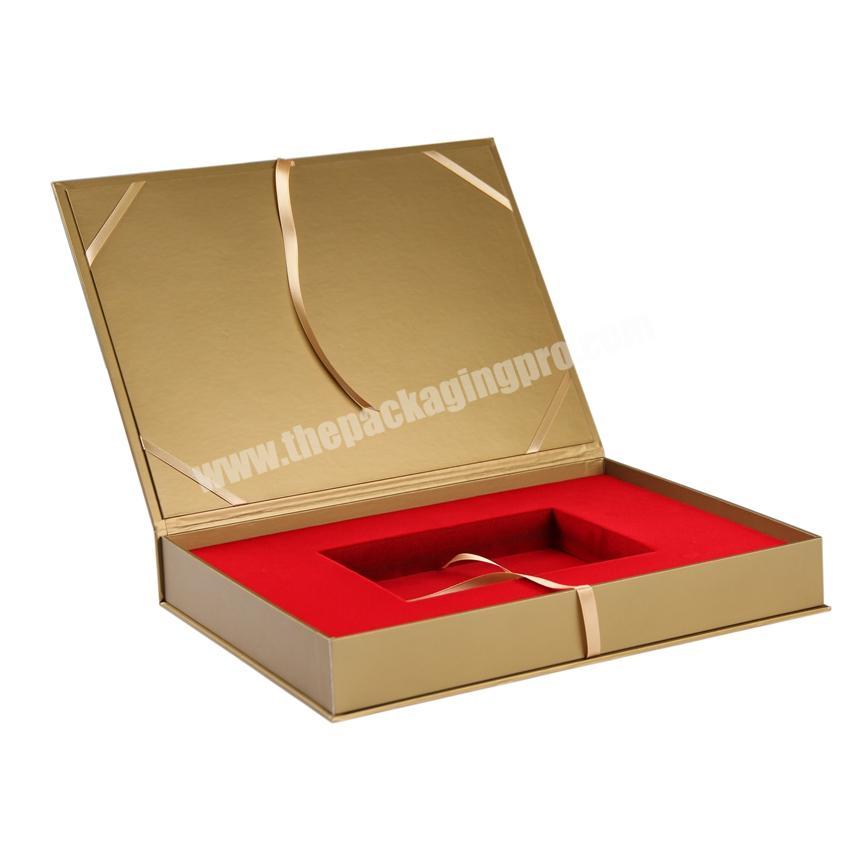 Custom cardboard empty jewelry wedding magnetic paper gift box wholesale