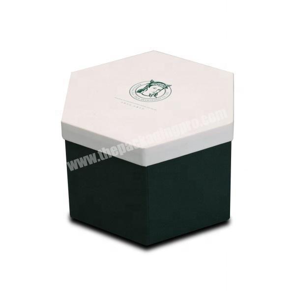 Custom Cardboard Fancy Christmas Hexagon Packaging Gift Box