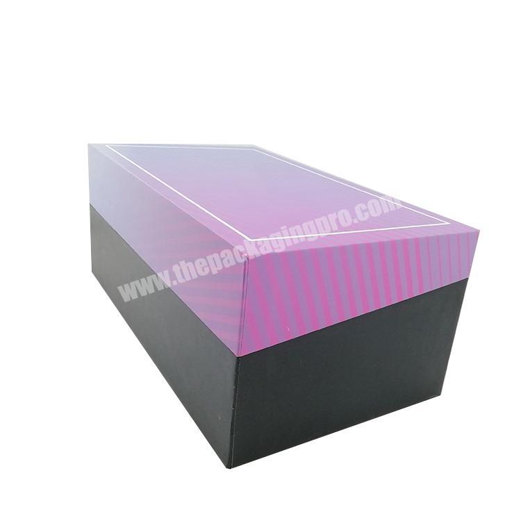 Custom cardboard Manufacturer production printing paper box custom attractive design wine transport box