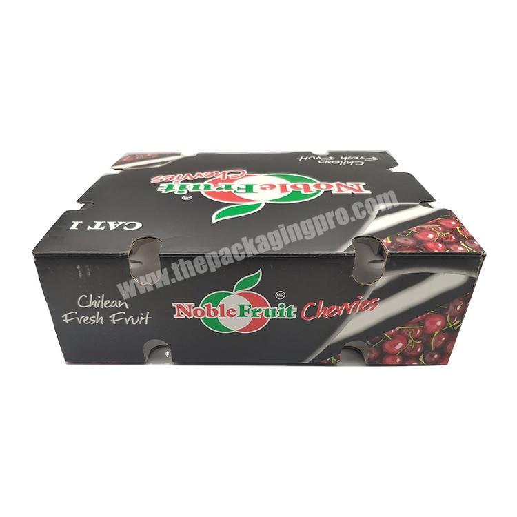 Custom Cardboard Packing Mailing Corrugated B flute Apparel Fruit Packaging Box