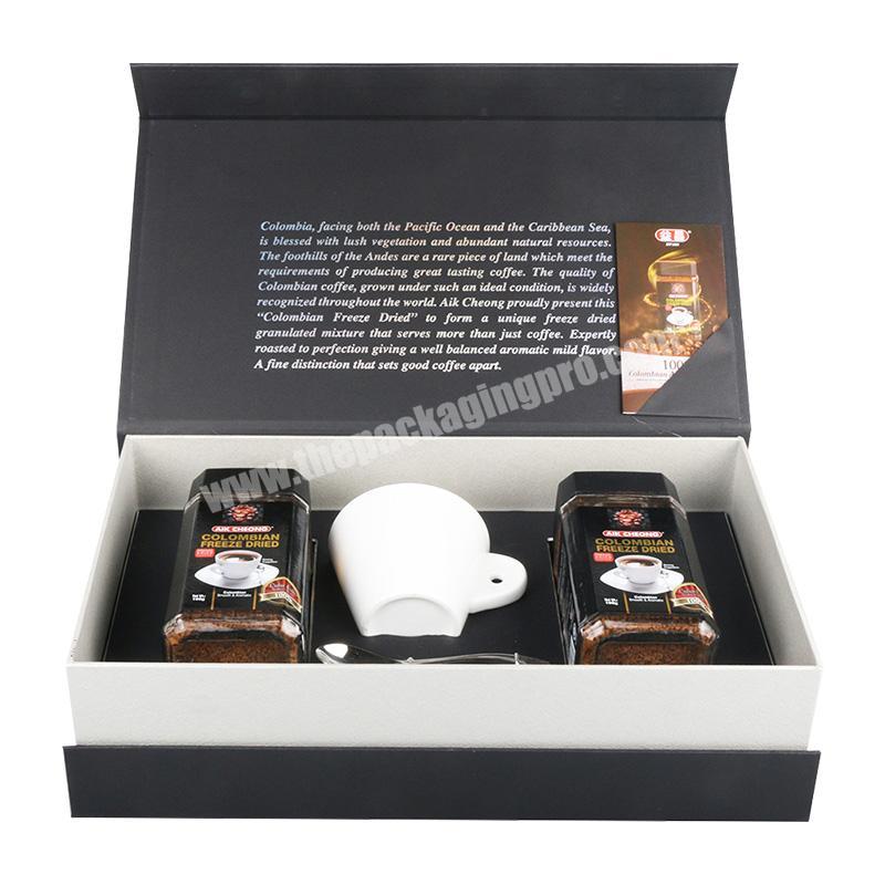 Custom cardboard paper coffee and coffee mug gift box packaging box