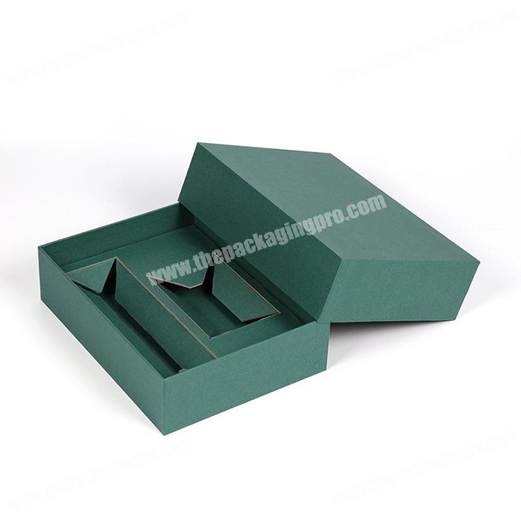 custom cardboard paper gift box with divider inserts