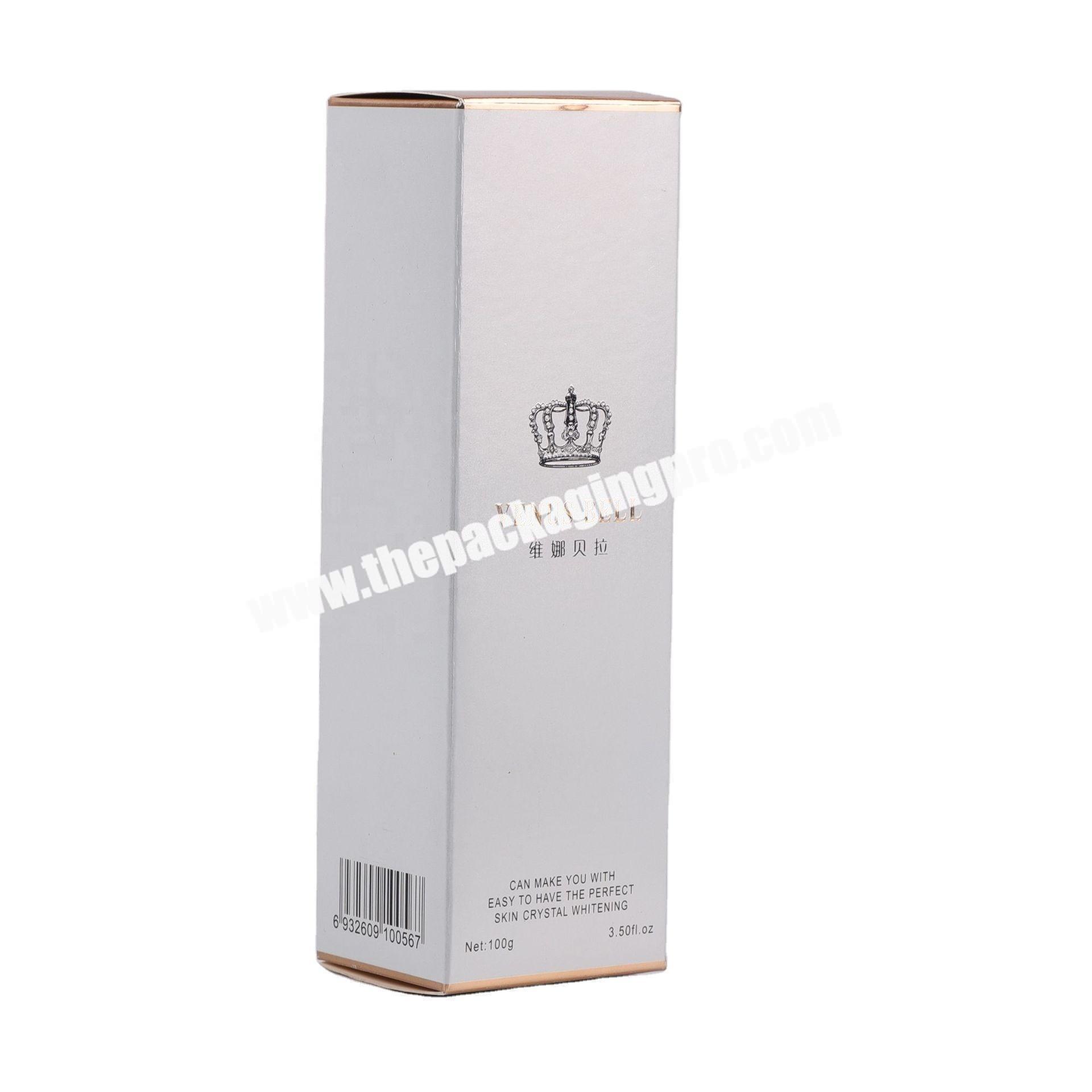 Custom Cardboard Paper Logo Printed Hot Stamping Luxury Makeup Skincare Lip Gloss Cosmetic Packaging Box