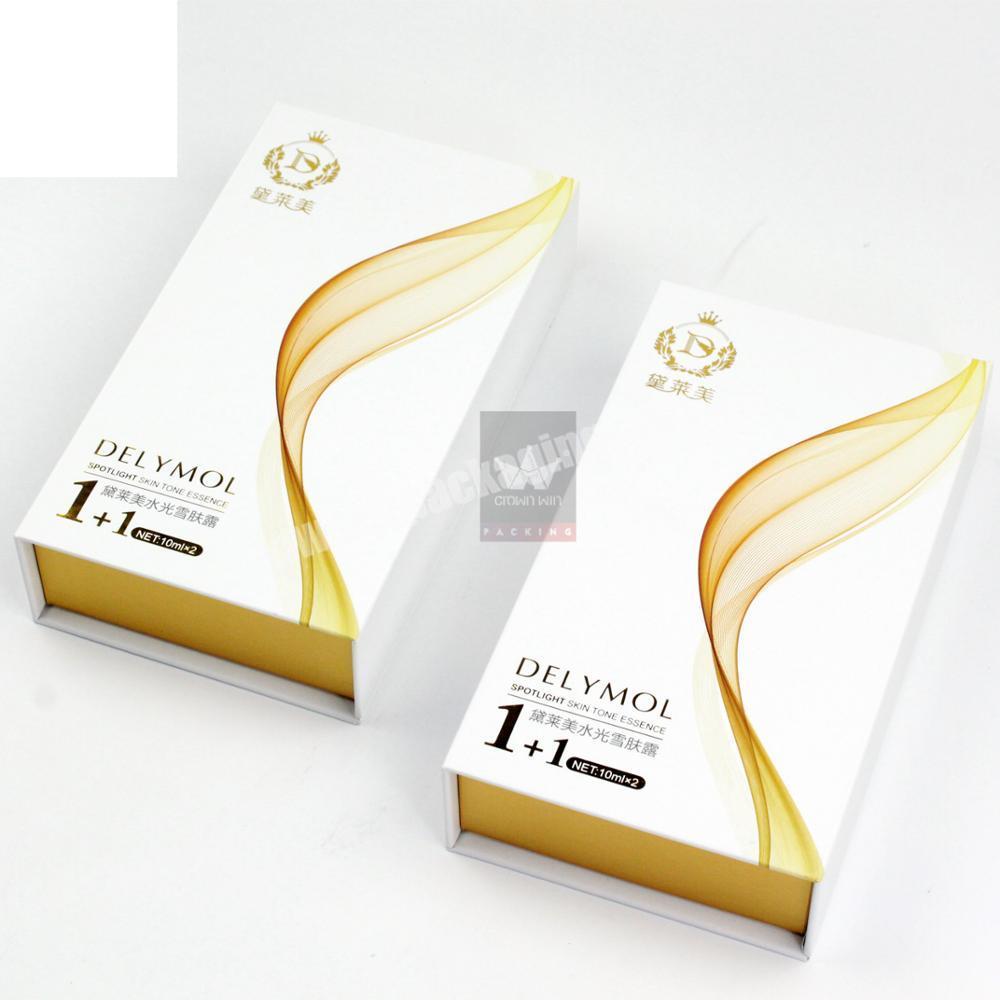 Custom Cardboard Paper Packaging Black Cosmetic Paper Packaging Box With Foam