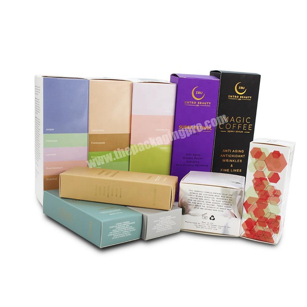 Custom cardboard paper packaging box for perfume 100ml 1oz 2oz 3oz 4oz bottles