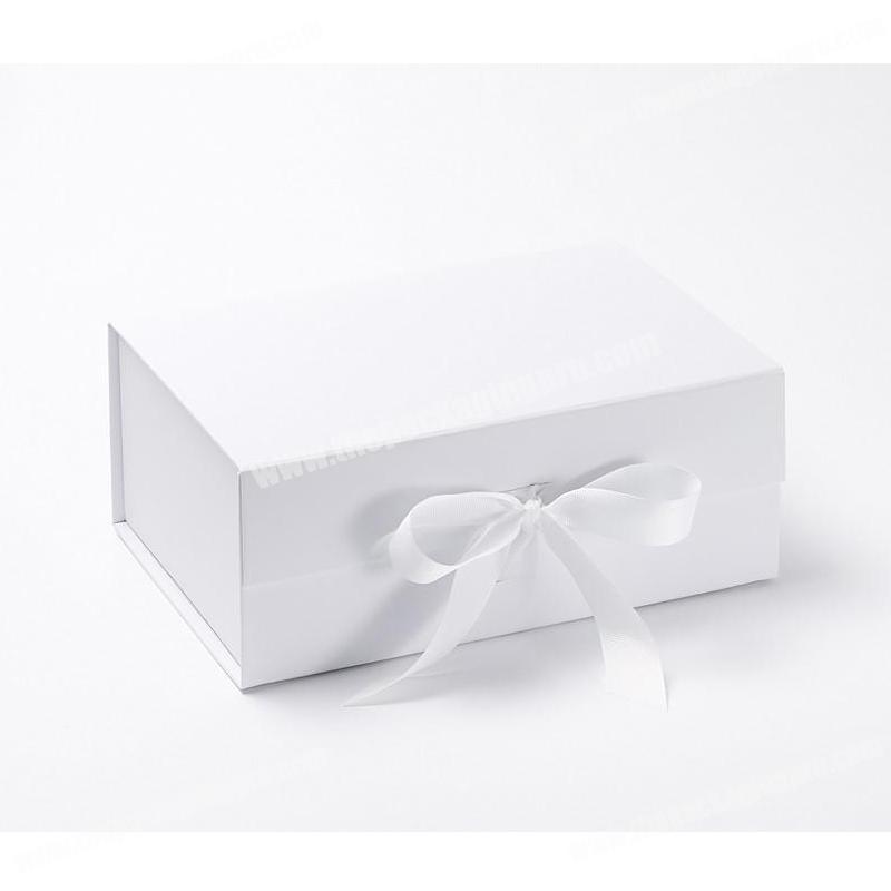 Custom cardboard paper printing magnetic closure packaging gift box