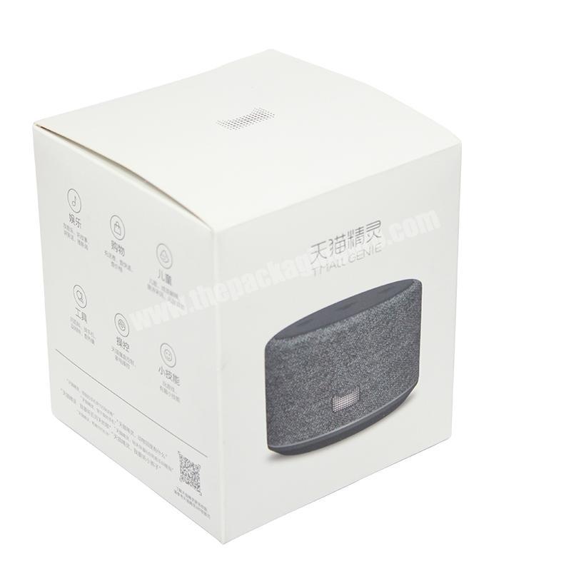 Custom Cardboard Paperboard Small Speaker Bluetooth Data Line Headphone Packaging Box