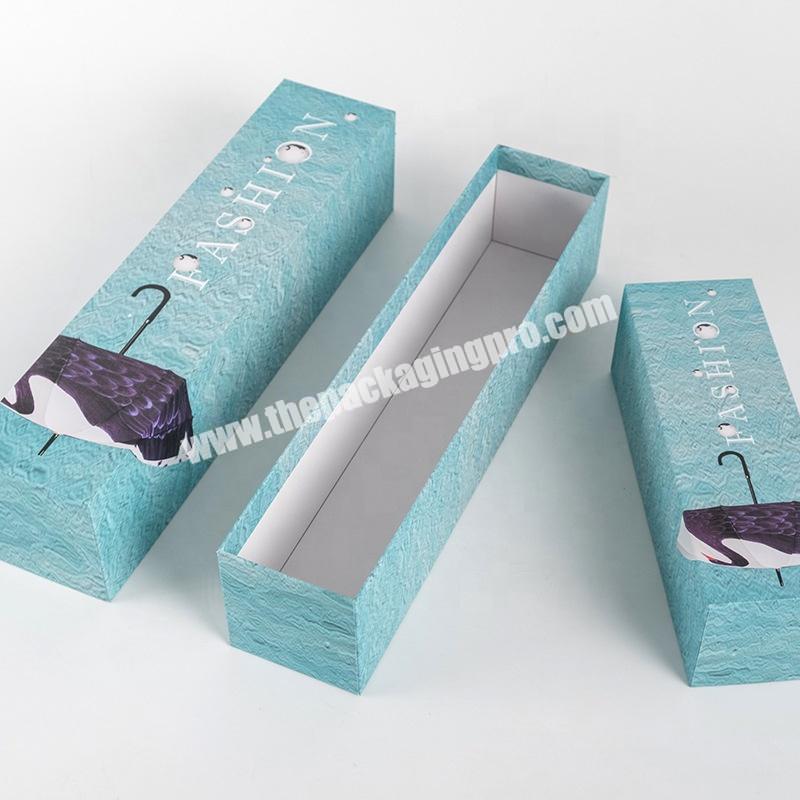 custom cardboard umbrella gift box packaging beach umbrella box