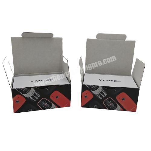 Custom cell phone packaging corrugated paper box design for mobile phone packing box