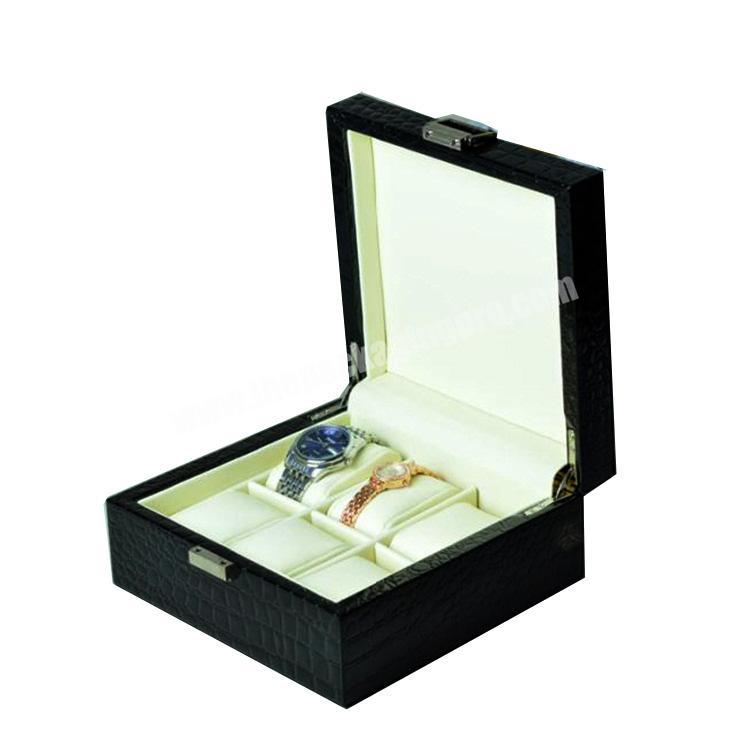 Custom Cheap Luxury PU Leather or Wooden Storage Box For watch