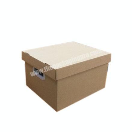 Custom cheap multi-functional house moving box office use paper foldable storage box