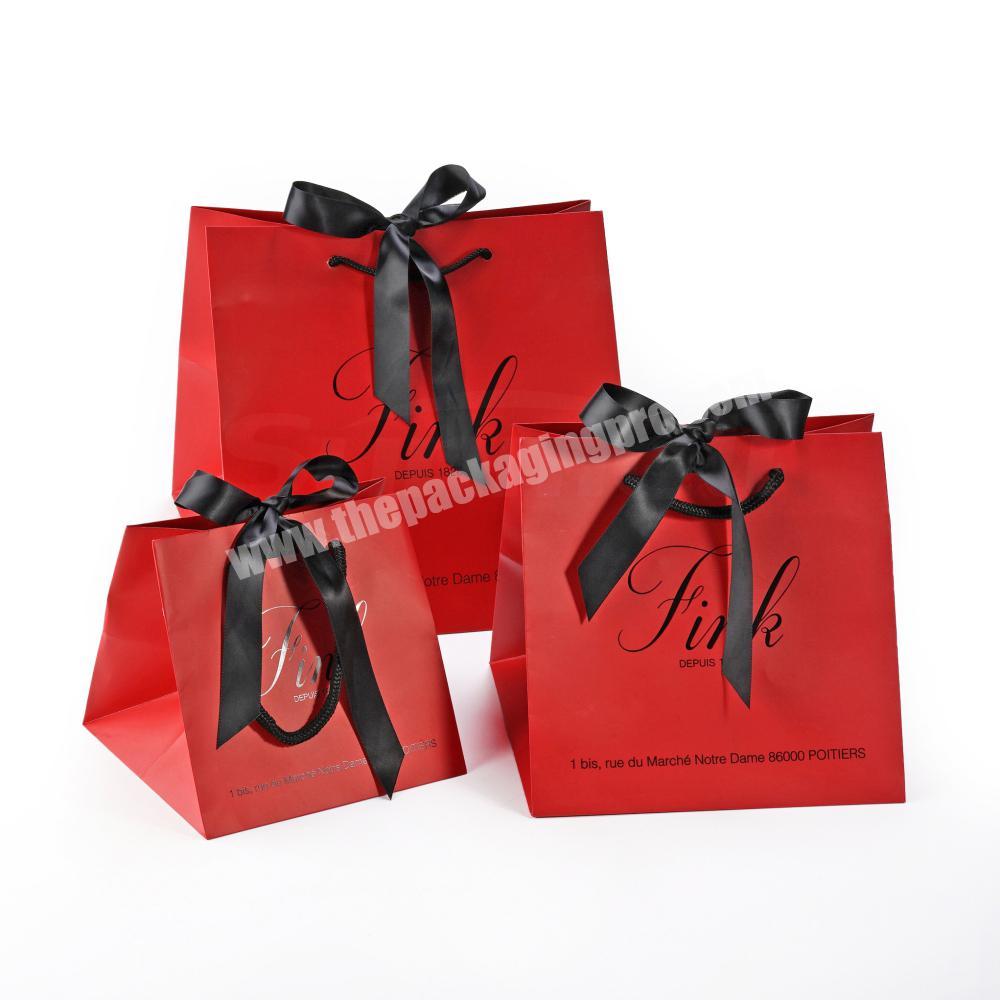 custom cheap price characteristics of paper bag with handle shopping paper bag custom print