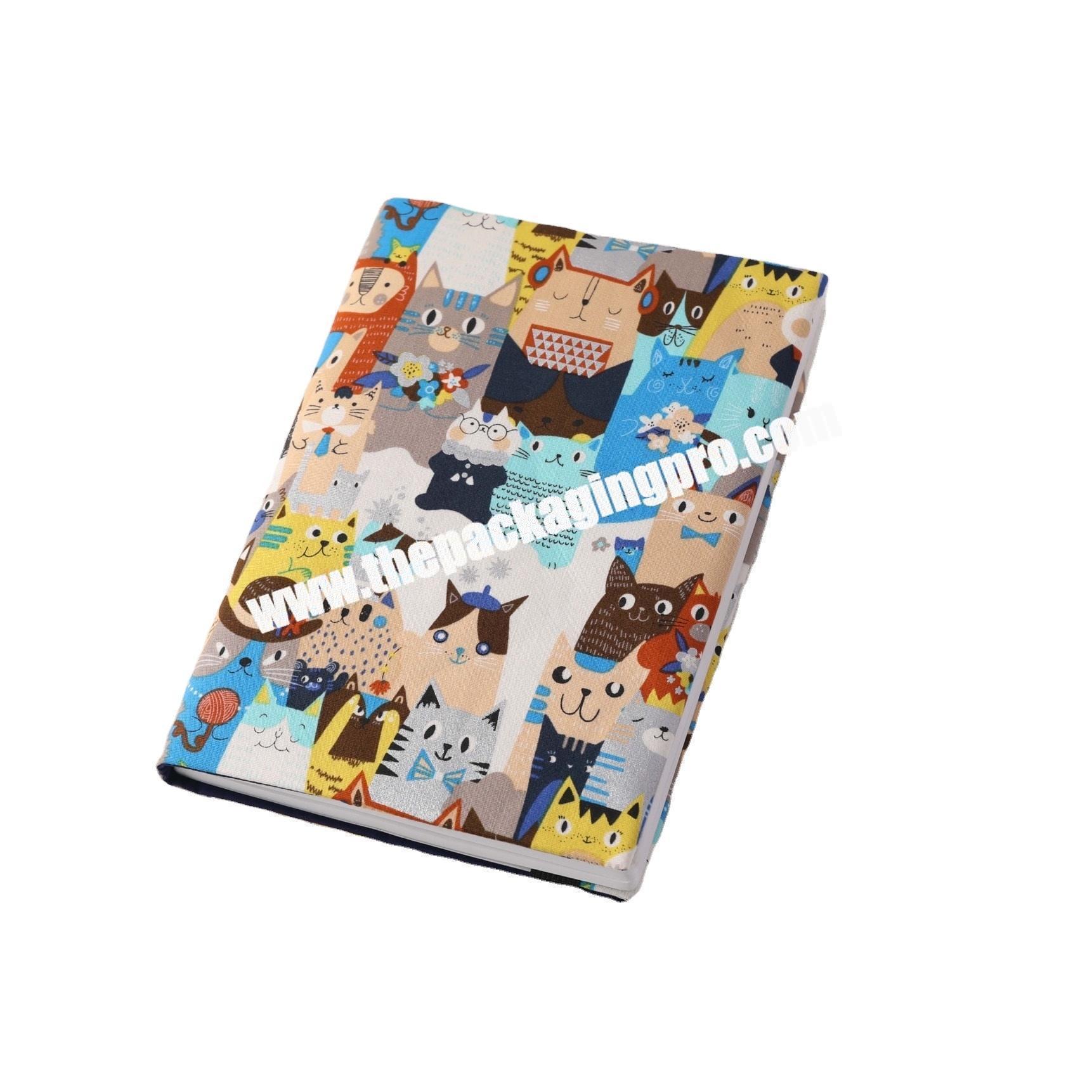 Custom Cheap Small  2021 Kids A5 A6  Diary Cute Fashion Plush Animal Cover Stationary Notebook School Hardcover Linen Journal