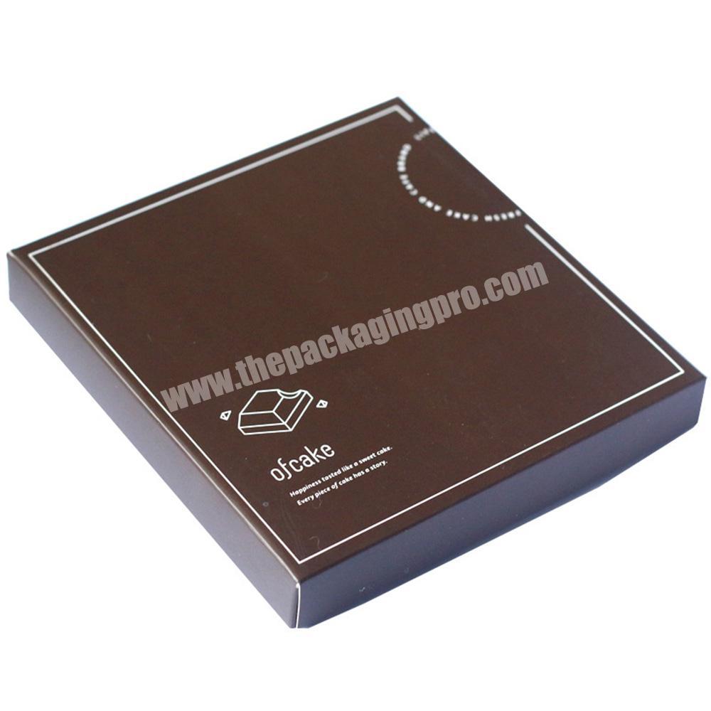 Custom Chocolate Candy Card Paper Packaging Boxes For 9 Chocolate Pieces With Inserts