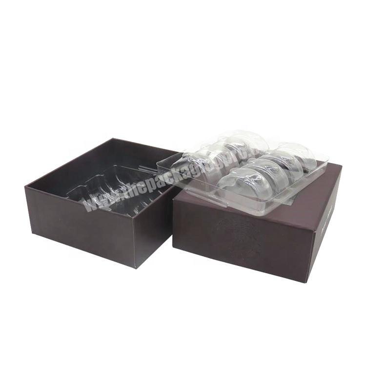 custom chocolatier box with blister tray