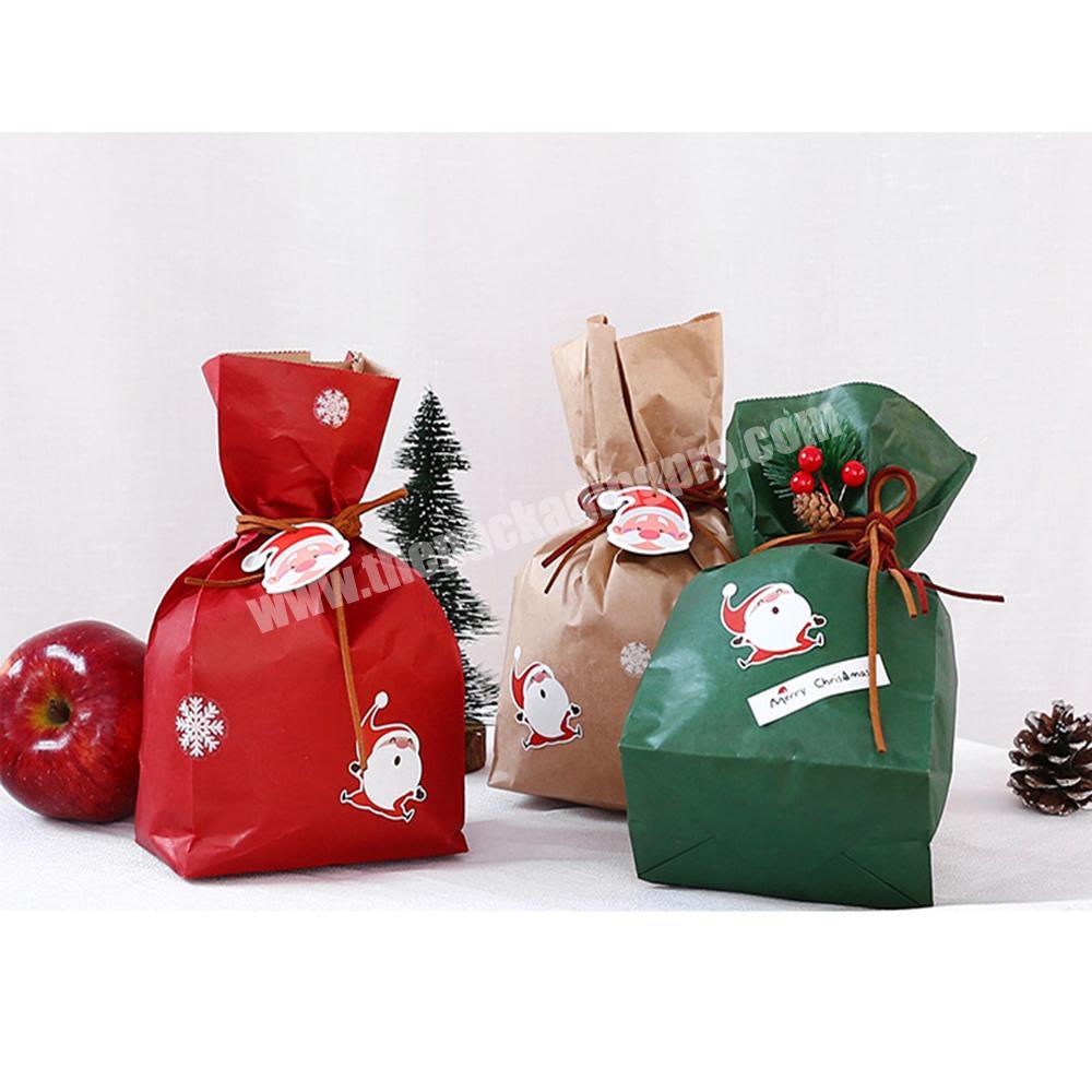 Custom christmas candy craft paper bag