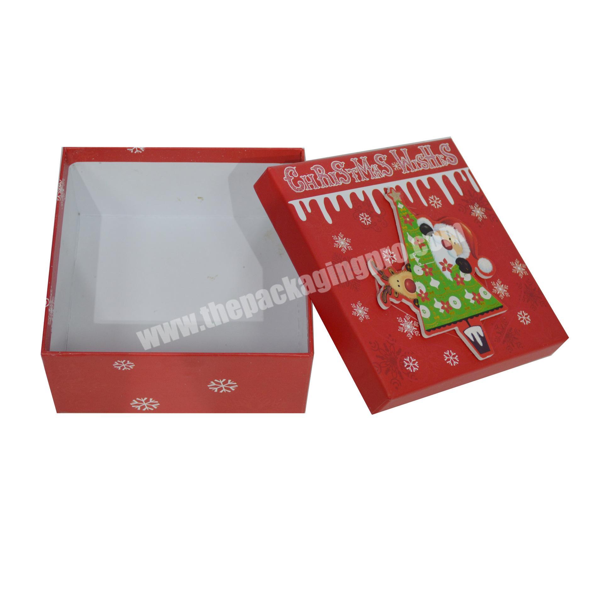 custom Christmas gift box candy box Gift paper box