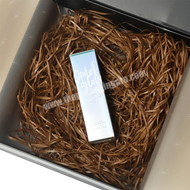Custom Christmas silver card paper box gift box packaging lip gloss eyelash box packaging