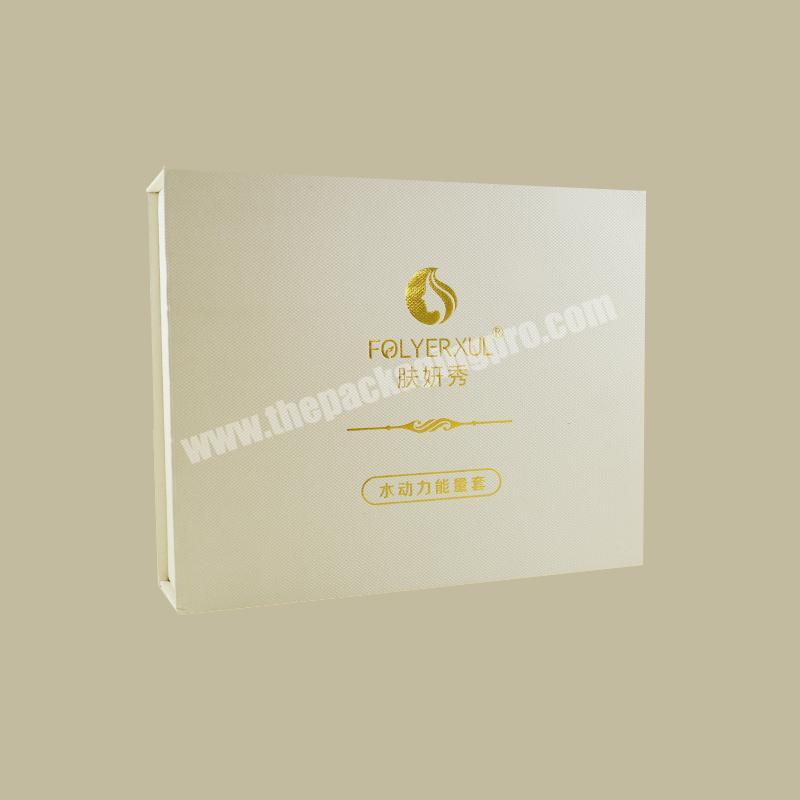 Custom CMYK Printing Logo Simple Foldable Specialty Paper Cardboard Paper Magnetic Packaging Gift Box