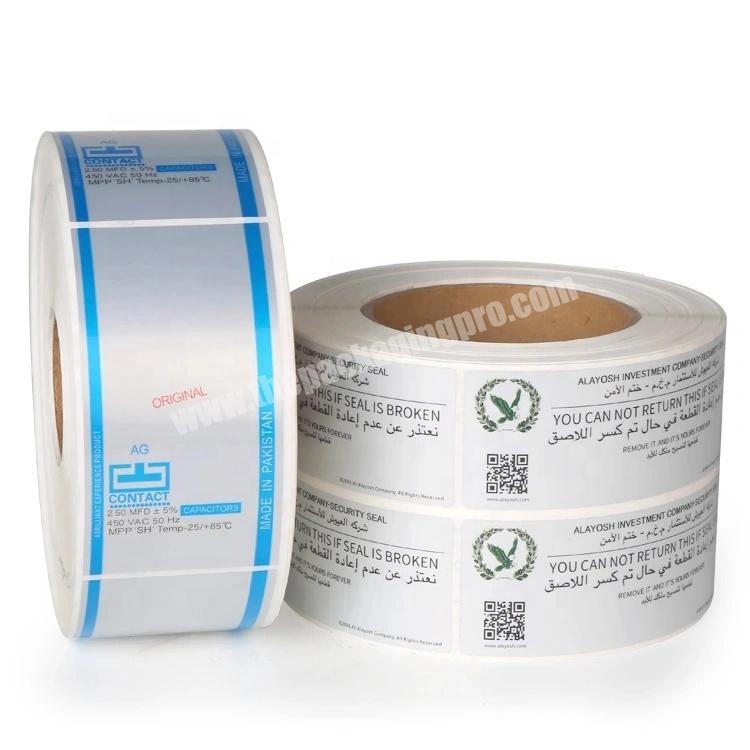 Custom Cmyk Waterproof Adhesive Label Private Food Bottle Printing Paper Rolls Sticker Labels
