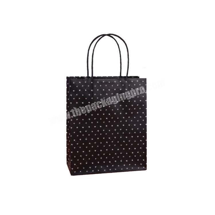 custom coated paper gift bag black  paper gift bag small with logo