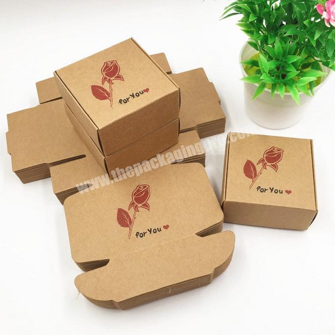 Custom color box Kraft Paper Packaging Box with Hat Paperboard Gift Candy Jewelry Chocolate Wedding Packing Paper Box