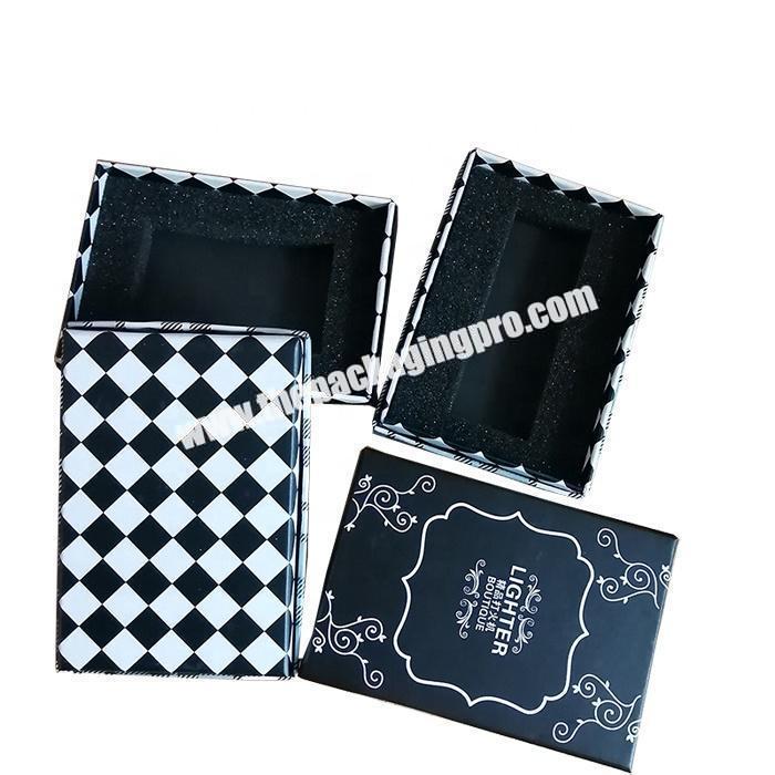 Custom color easy open paper keychain packaging gift pulp box