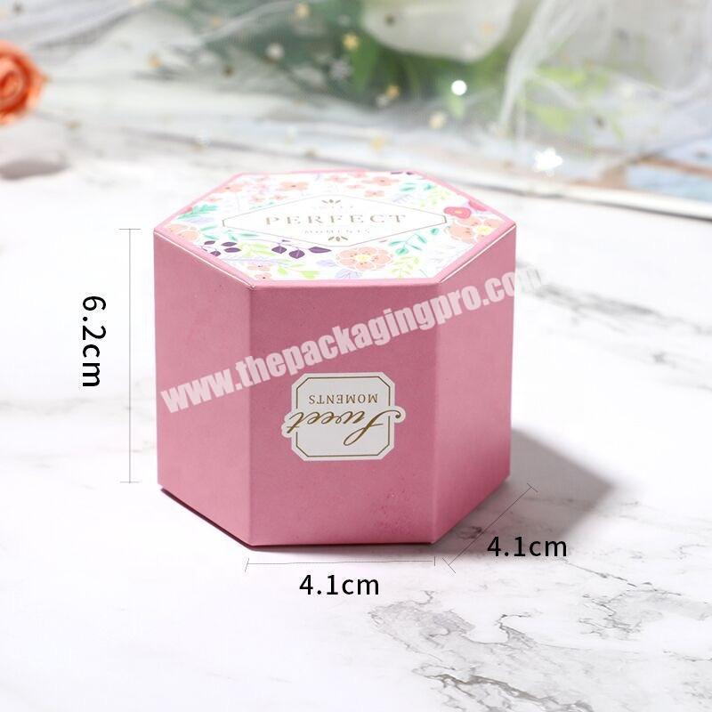 Custom color package small gift paper fold pack gift boxes with custom log printing
