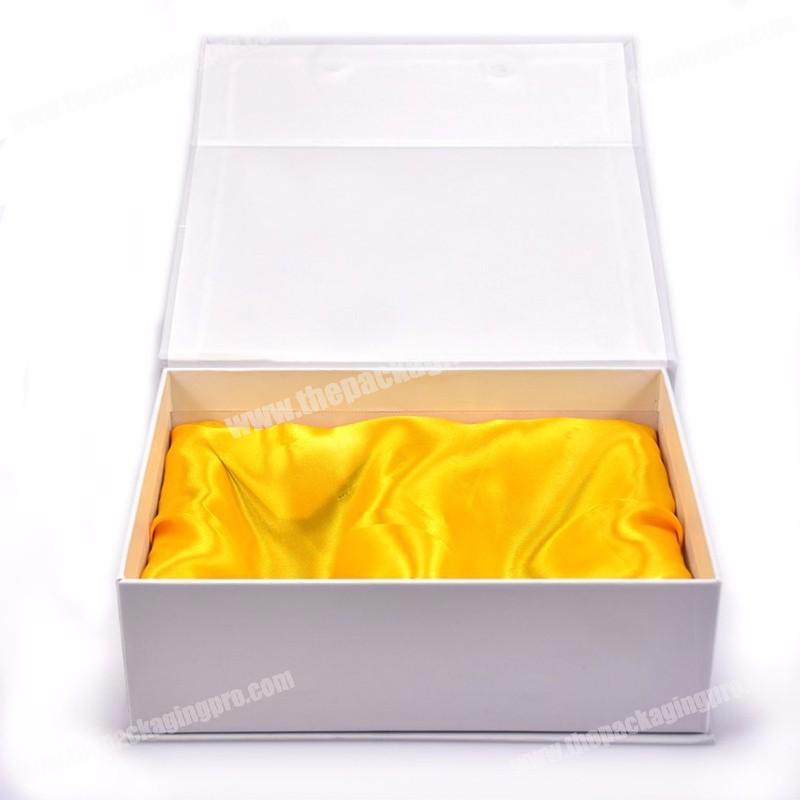 Custom color printing cardboard paper magnetic closure teacup gift box