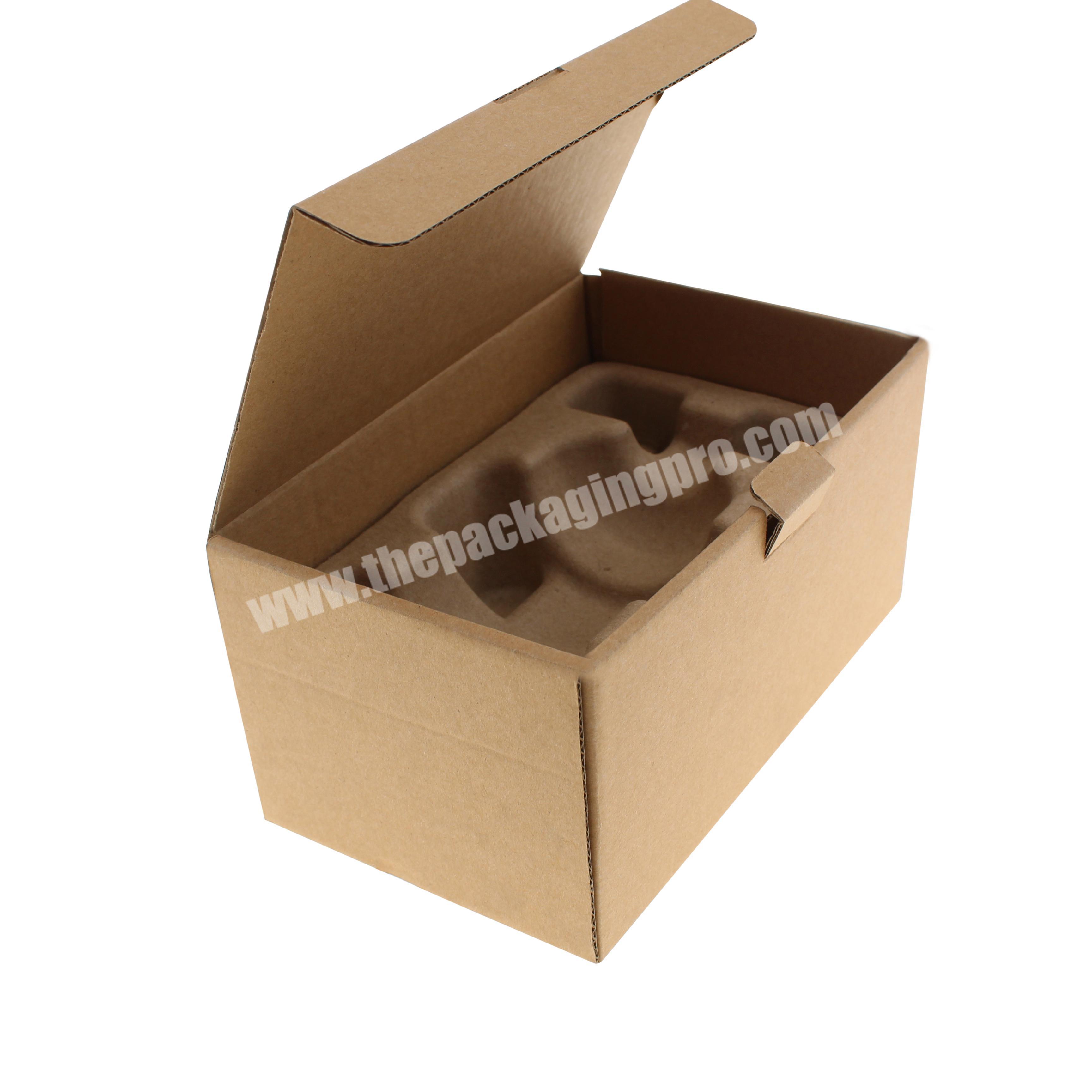 Custom Color Printing White Corrugated Cardboard Carton Mailer Shipping Mail Box