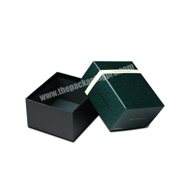 custom color rigid luxury tea packaging gift box with lid