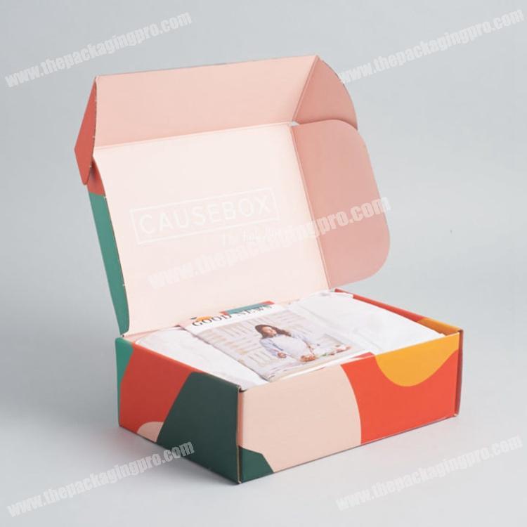 Custom Colored Die Cutting Gift Paper Boxes Corrugated Cardboard Home Kitchenware Subscription Box