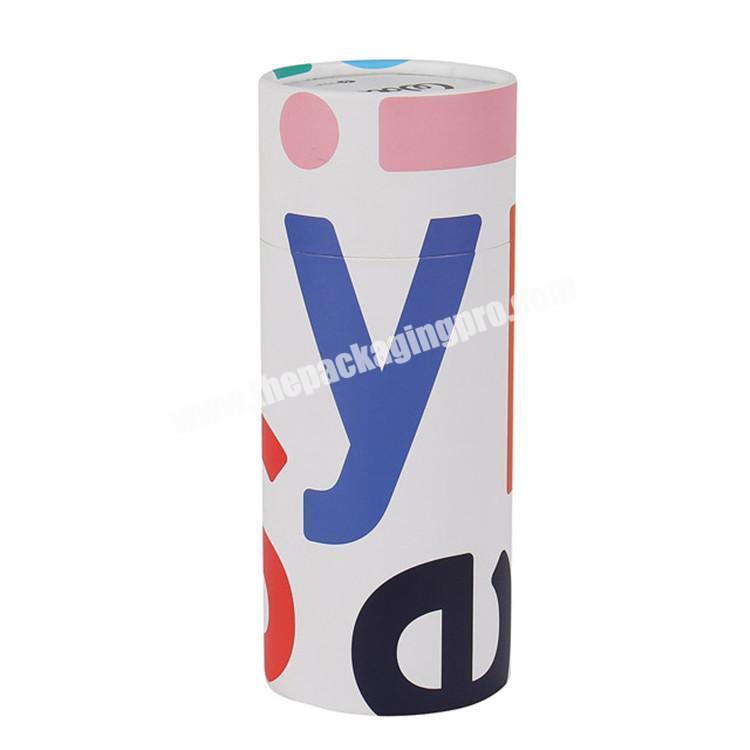 custom coloured pencil round paper box packaging